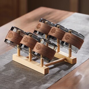 玻璃小茶杯套装家用功夫茶杯2026新款隔热防烫品茗杯喝茶小杯子