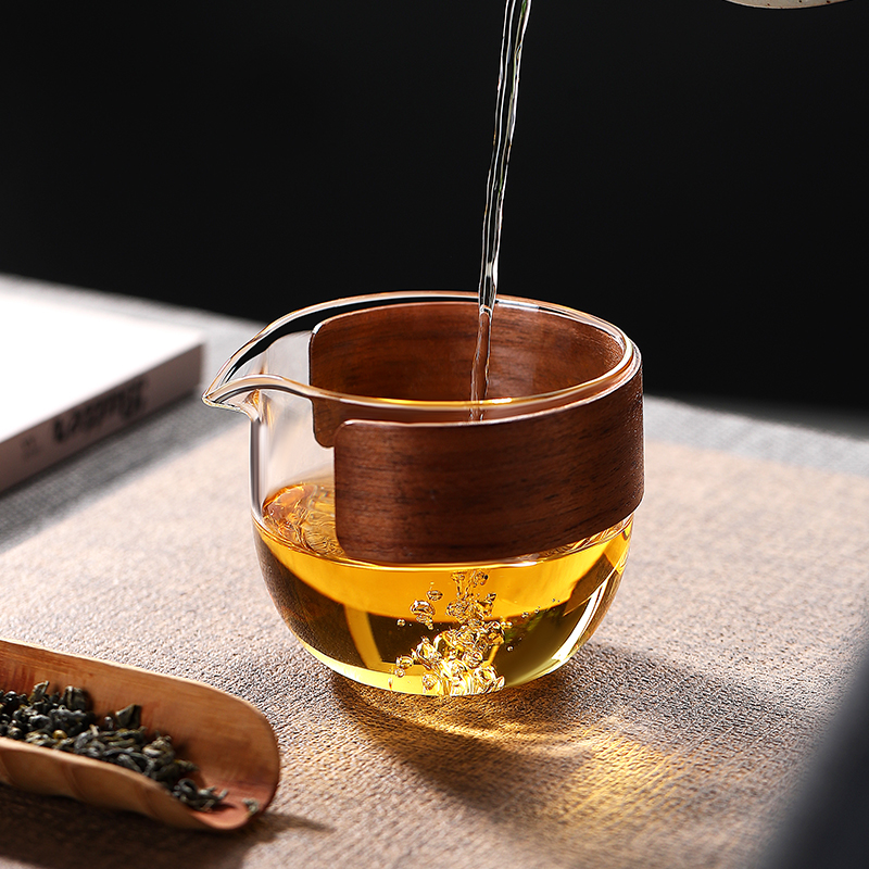耐热公道杯过滤玻璃高档加厚茶海