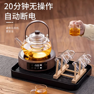 玻璃煮茶壶功夫茶具套装2026新款提梁电陶炉烧水壶电热炉泡茶专用