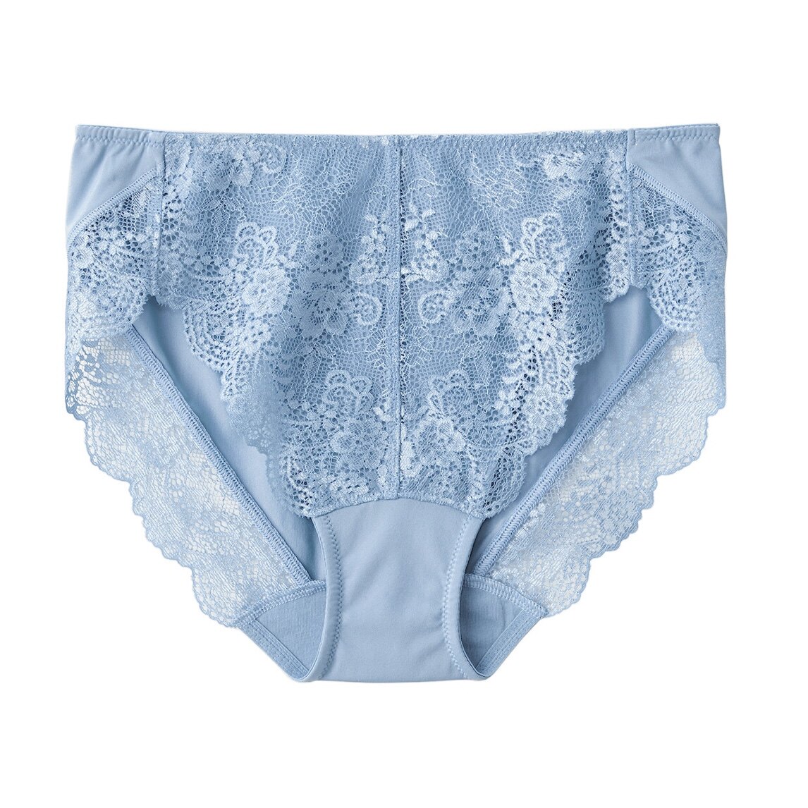 无印良品MUJI女式碎花蕾丝女士重工蕾丝内裤中腰舒适包臀三角内裤