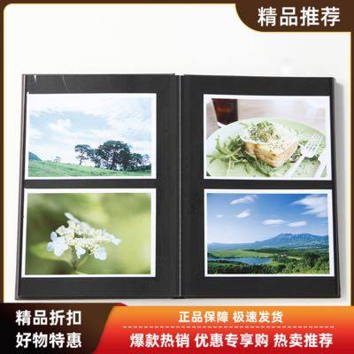 日本MUJI无印DIY成长相册硬面相册簿可贴高透覆膜车票电影票收