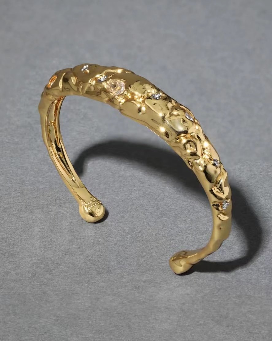 thumbnail for Export tail ALexis bitter ab vintage pre-loved real gold plated ghost design bracelet genuine discount