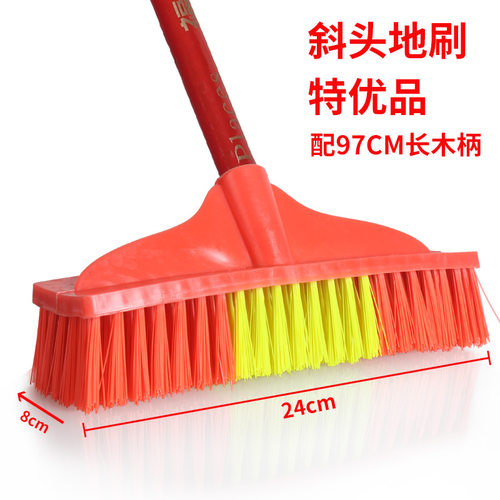 包邮长木柄新料浴室地刷清洁刷