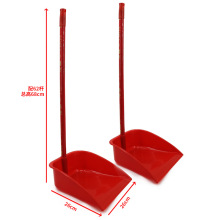 垃圾铲木柄胶铲全新结实耐用黑色扫斗工厂家用加深簸箕推土机奋斗