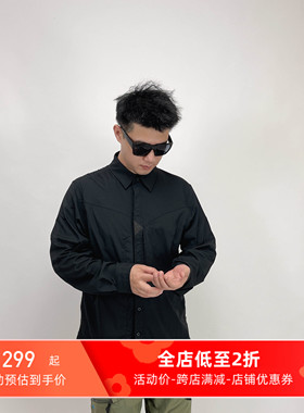 2025可变短袖衬衫春秋新品男女同款户外防晒防蚊速干长袖衬衫