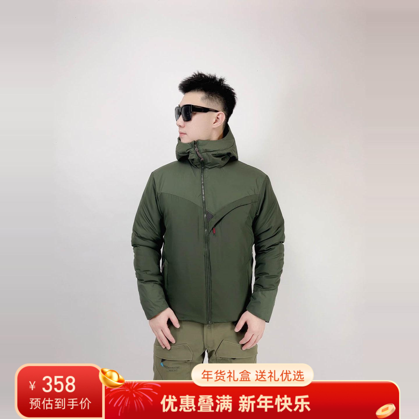 2025秋冬新品男女保暖p棉棉服连帽帽衫男女同款防风