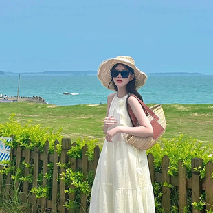 大檐帽子海邊沙灘帽防曬遮陽帽鏤空草編出游太陽帽 草帽女ins夏季