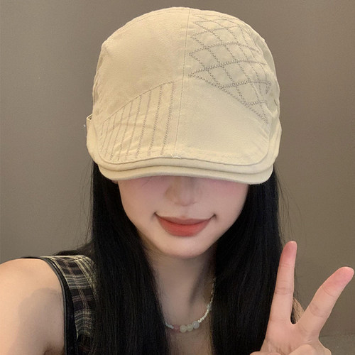 复古前进帽日系百搭显脸小反戴