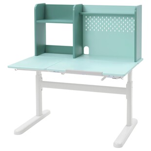 宜家正品代购贝利徕加儿童学习桌可升降书桌加书架新品电脑桌