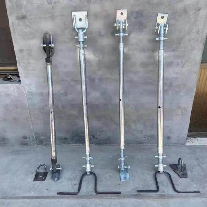 建筑用斜拉杆装配式斜撑杆预制构件吊架预支墙体钢杆承插式钢结构