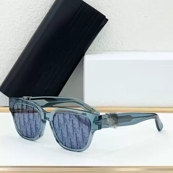 D Brand Cross-Border New Fashion Luxury Handmade Personalized Square Frame Sunglasses, Same Style as on Xiaohongshu, High-End Sunglasses S1F