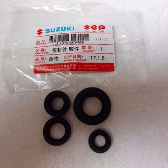 轻骑铃木摩托车骏驰GT125全车油封 QS125-5ABCEF发动机油封密封圈