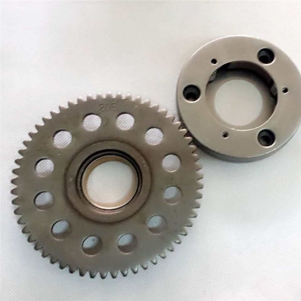 适用铃木蓝红金巨星海王星HS125T-2超人QS150T超越离合器电启动盘