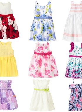 正品金宝贝女童礼服裙连衣裙夏季