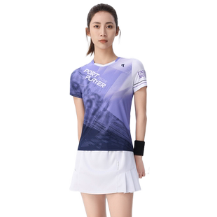 2025夏季羽毛球服女新款套装短袖上衣男女团购定制球队比赛运动服
