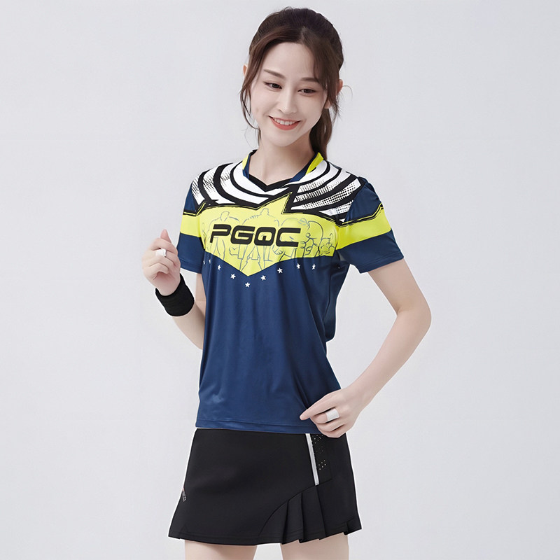 佩琪酷2026夏季新款羽毛球服男女韩版时尚跑步运动比赛球服团购