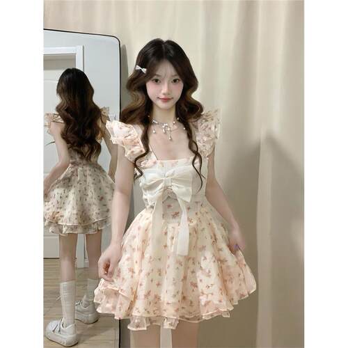 （下内里）小清新碎花纱