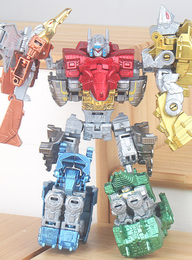 霸甲猛士恐龙集结变形机器人霸王龙剑龙模型男孩益智玩具生日礼物