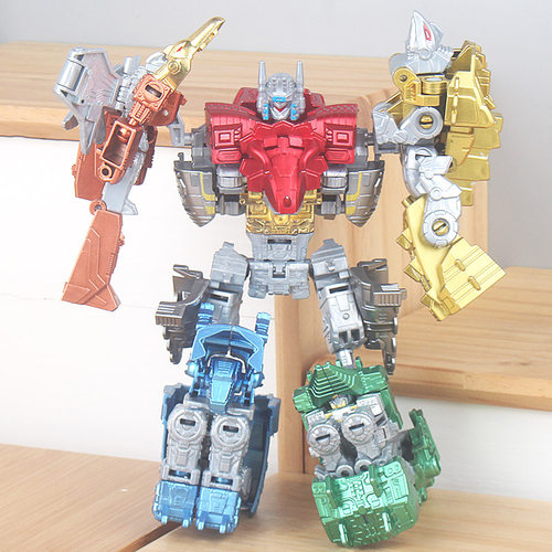 霸甲猛士恐龙集结变形机器人霸王龙剑龙模型男孩益智玩具生日礼物