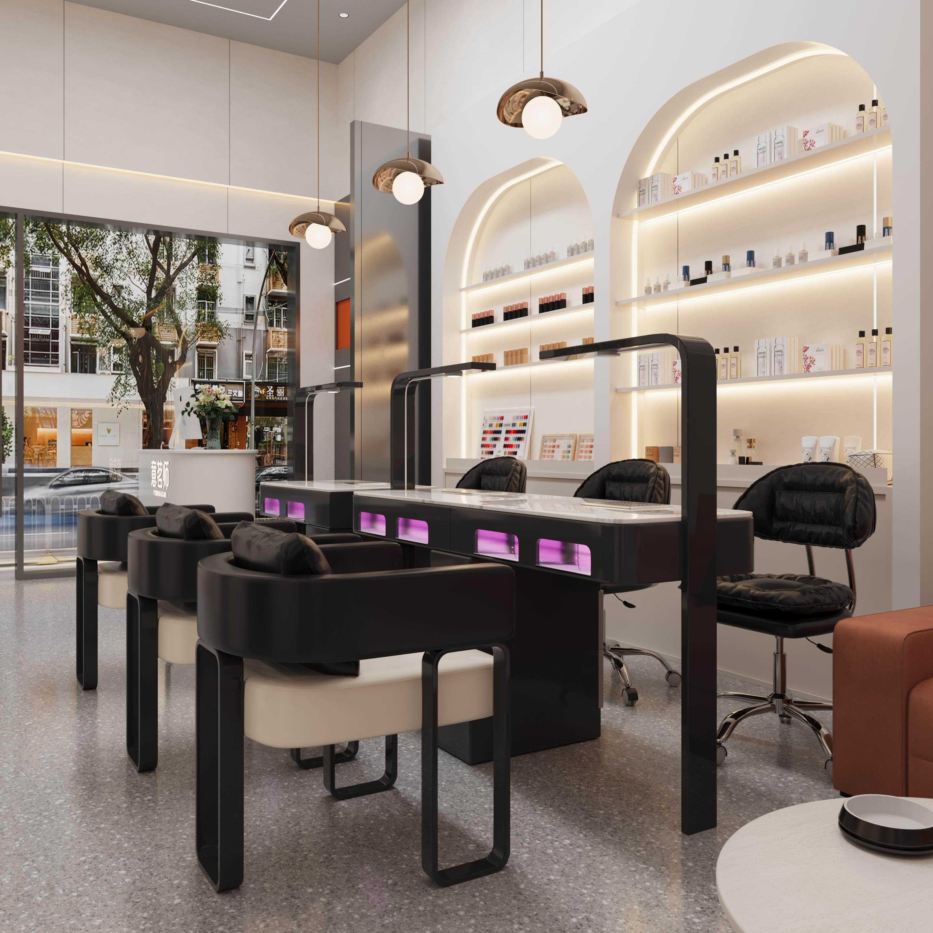 【送货包安装】意茗师M2大功率吸尘器烤灯大理石美甲桌椅套装高端,商业/办公家具,美甲台,淘宝优惠券,粉丝福利购,淘宝优惠卷