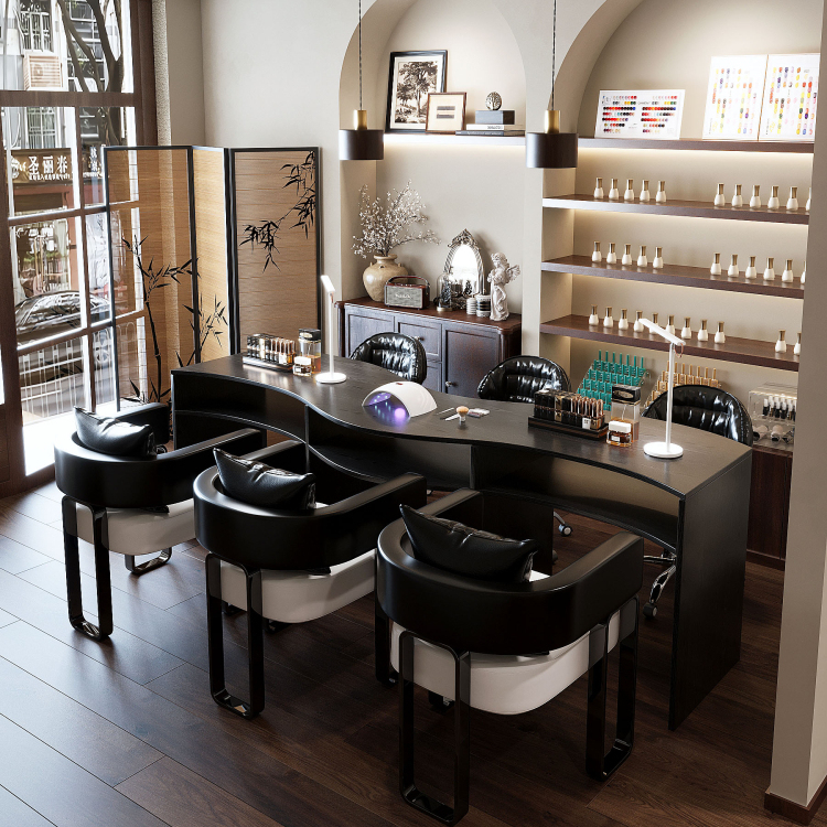 蛇舞虺虺,前程螣螣,S形美甲桌