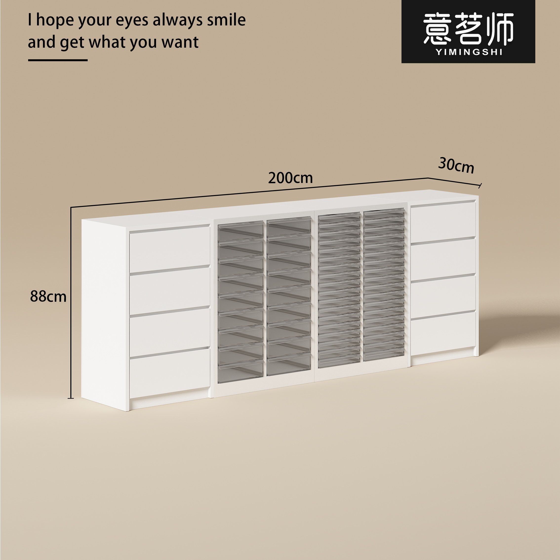 美甲店展示柜美甲柜子甲油胶收纳柜落地柜指甲油色板墙柜储物边柜