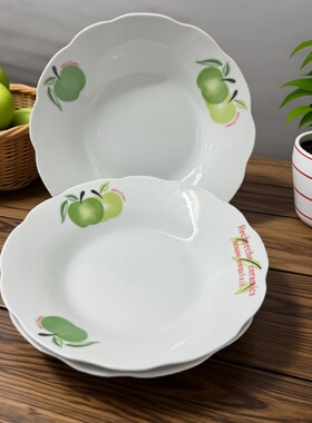 老式怀旧菜碟 家用商用 套餐7/8/9三种规格破损拍照包赔 微瑕