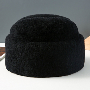 皮草帽子男士冬天中老年加厚羊皮毛一体户外保暖帽爸爸爷爷地主帽