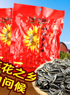 原味熟瓜子170g*2袋 内蒙古五原葵花籽四源363大瓜子坚果炒货零食