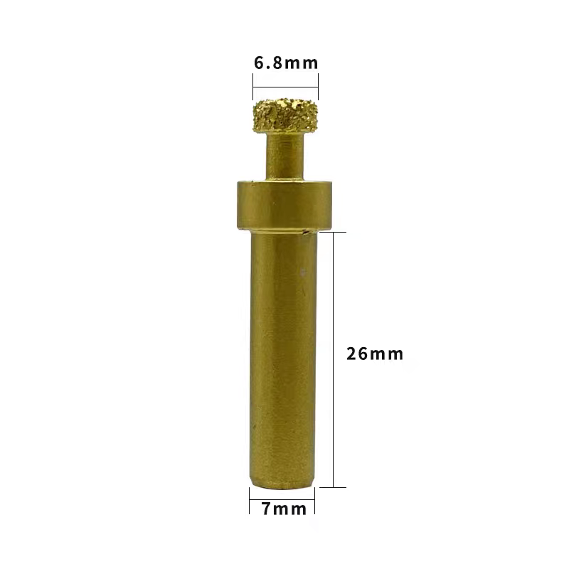 背栓钻头金刚石沉淀钻头石材预埋式台下盆扣件打孔扩孔钻M6/7.2MM