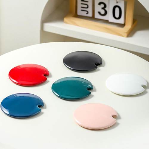 马克杯盖带缺口通用大口径防尘盖