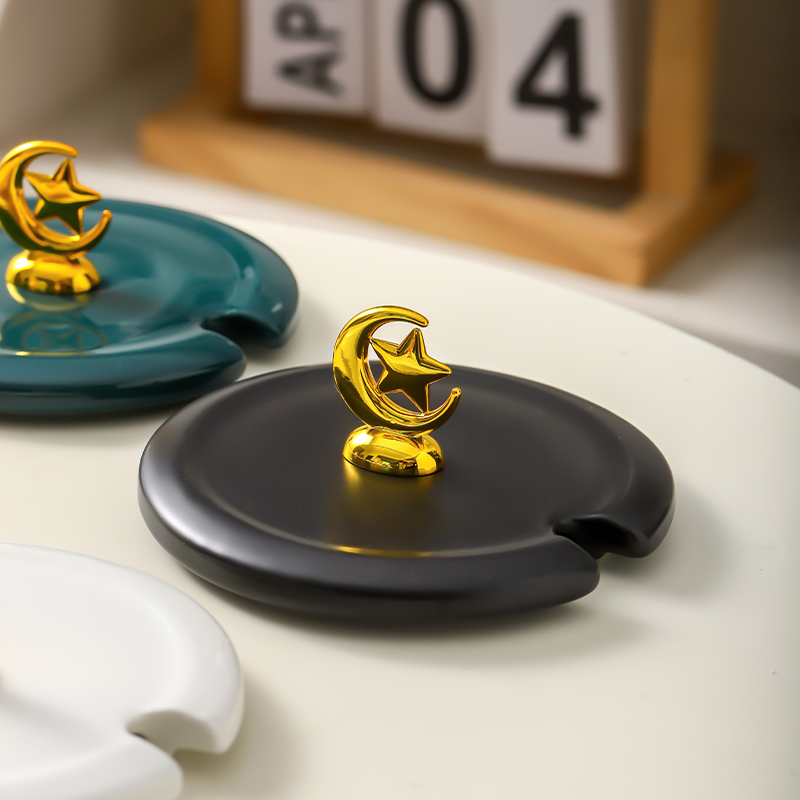 水杯盖子带缺口通用陶瓷马克杯盖