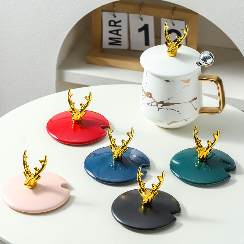 万能马克杯盖通用玻璃茶杯盖子