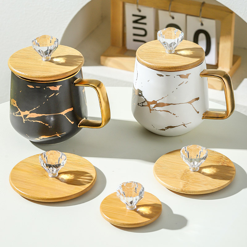 竹木盖通用大口径家用茶洗防尘盖