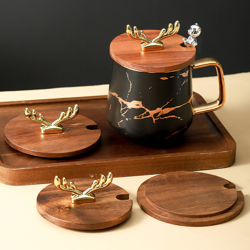 相思木杯盖防霉开口通用防尘盖子