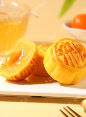 流心奶黄月饼精装礼盒