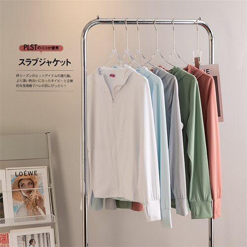 连帽长袖防晒衣服女款防紫外线