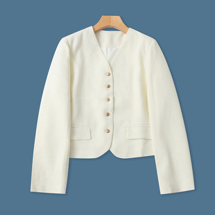 外贸韩版 V领长袖 新款 高级百搭 单排扣外套 气质时尚 春秋裤