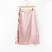 外贸韩版 气质高级 新款 简约 百搭纯色半身裙 时尚 夏季