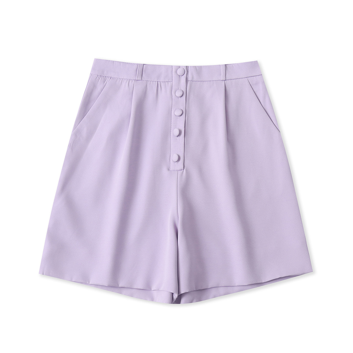 春夏外贸韩版新款   显瘦气质    简约百搭  五粒扣纯色休闲短裤