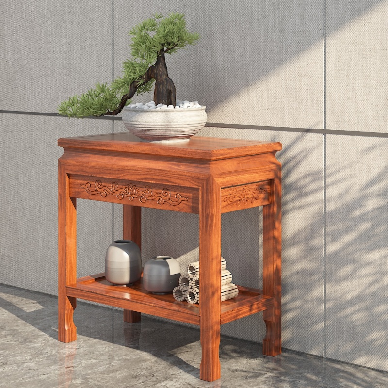 实木中式茶几沙发边几