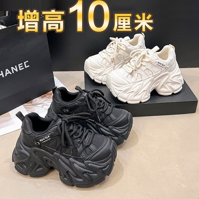 2026秋新款10CM休闲增高老爹鞋女图片
