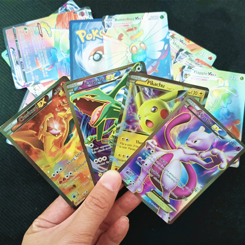 宠物精灵英文神奇宝贝卡mega进化gx tag team闪卡vmax宝可梦卡牌
