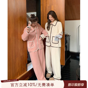 睡衣套装 ALIN大码 胖mm摇粒绒家居服200斤长袖 冬季 家居馆2024新款