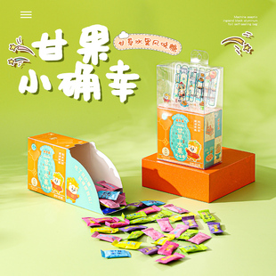 施發盛潮汕非遗英歌舞卡通图案甘草糖文创压片糖果手机支架伴手礼