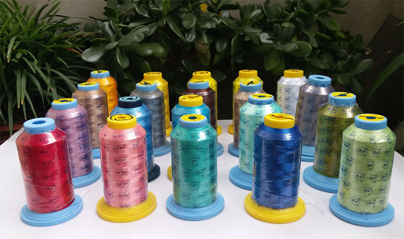 美国RA电脑绣花线120D/2涤纶线缝纫机刺绣线人造丝羽绒服线3000米