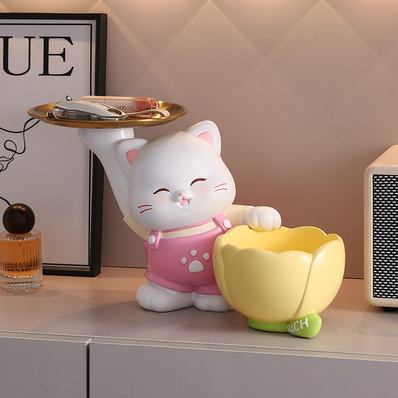 新款创意兜兜熊玄关钥匙收纳家居室内摆件桌面家居装饰品礼品,家居饰品,桌面摆件,淘宝优惠券,粉丝福利购,淘宝优惠卷