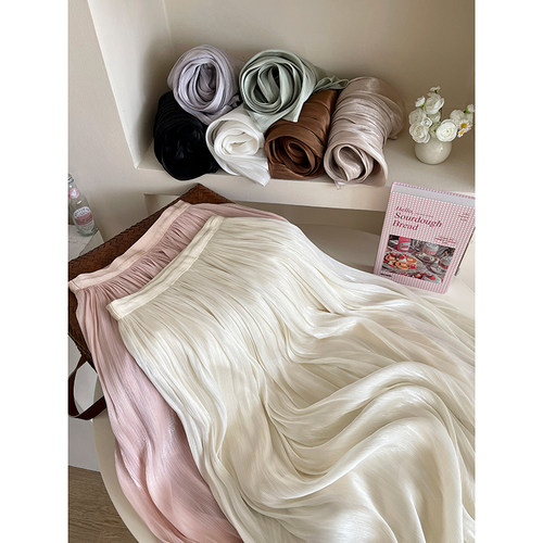 洋气质遮胯显瘦百搭松弛感半身裙