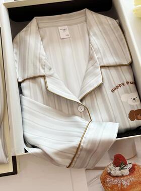 生日礼物送闺蜜高级感睡衣礼盒装春秋长袖长裤可爱卡通冰丝家居服