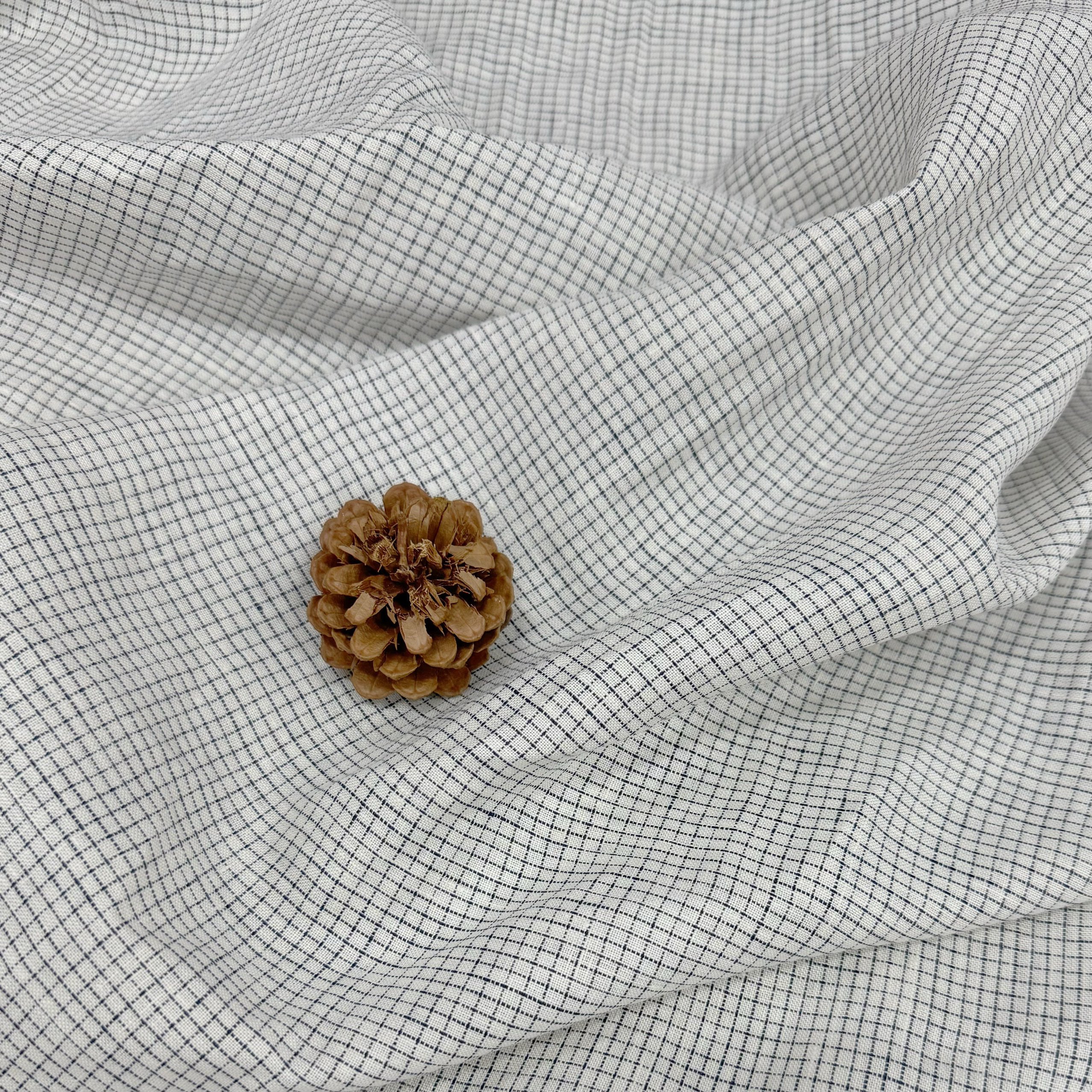 法式浪漫风白色小格子亚麻衬衫连衣裙透气防晒衣麻料手工服装布料,居家布艺,海绵垫/布料/面料/手工diy,淘宝优惠券,粉丝福利购,淘宝优惠卷